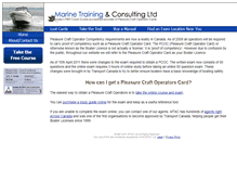 Tablet Screenshot of boaterlicences.com